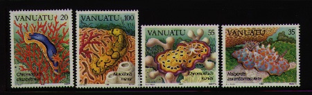 nudibranch stamps-- Vanuatu